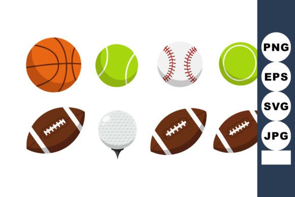 Download Various Sports Balls Collection Includin - Balls Collection