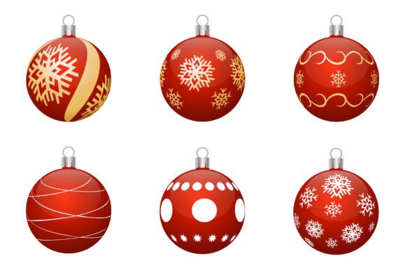 Download Red Christmas Balls - Balls Collection