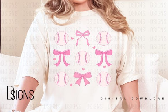 Download Baseball Coquette Pink Bow Sublimation - Premium Resources