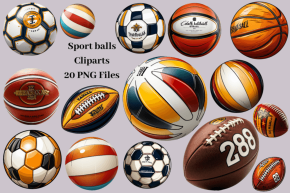 Download Sports Balls Clipart, Football Images - Balls Collection