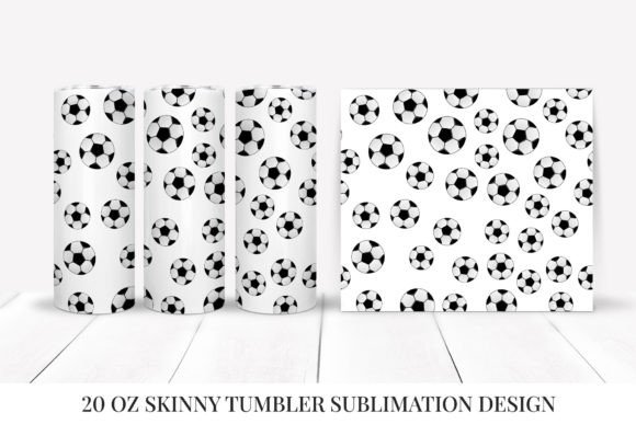 Download Soccer Balls Skinny Tumbler Wrap Sublima - Balls Collection