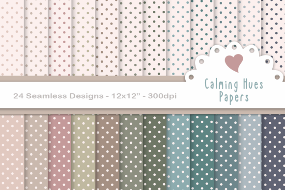 Download Calming Hues Polka Dot Seamless Papers - Seamless papers Collection