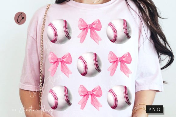 Download Baseball Coquette Bow PNG, Baseball PNG - Premium Resources