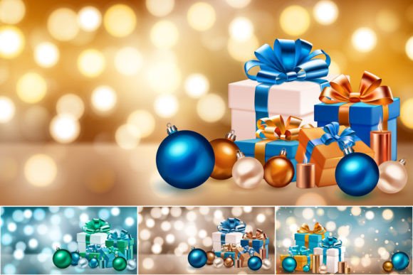 Download Gift Boxes, Candles and Balls - Balls Collection