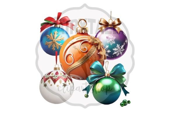 Download Christmas Balls Decor Clipart - Balls Collection